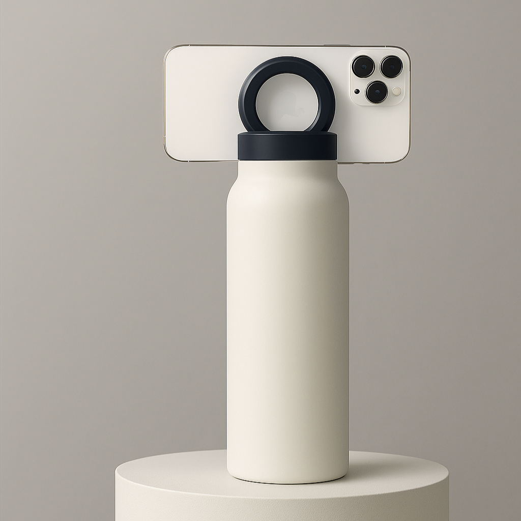 Garrafa Esportiva Com Suporte Magnético