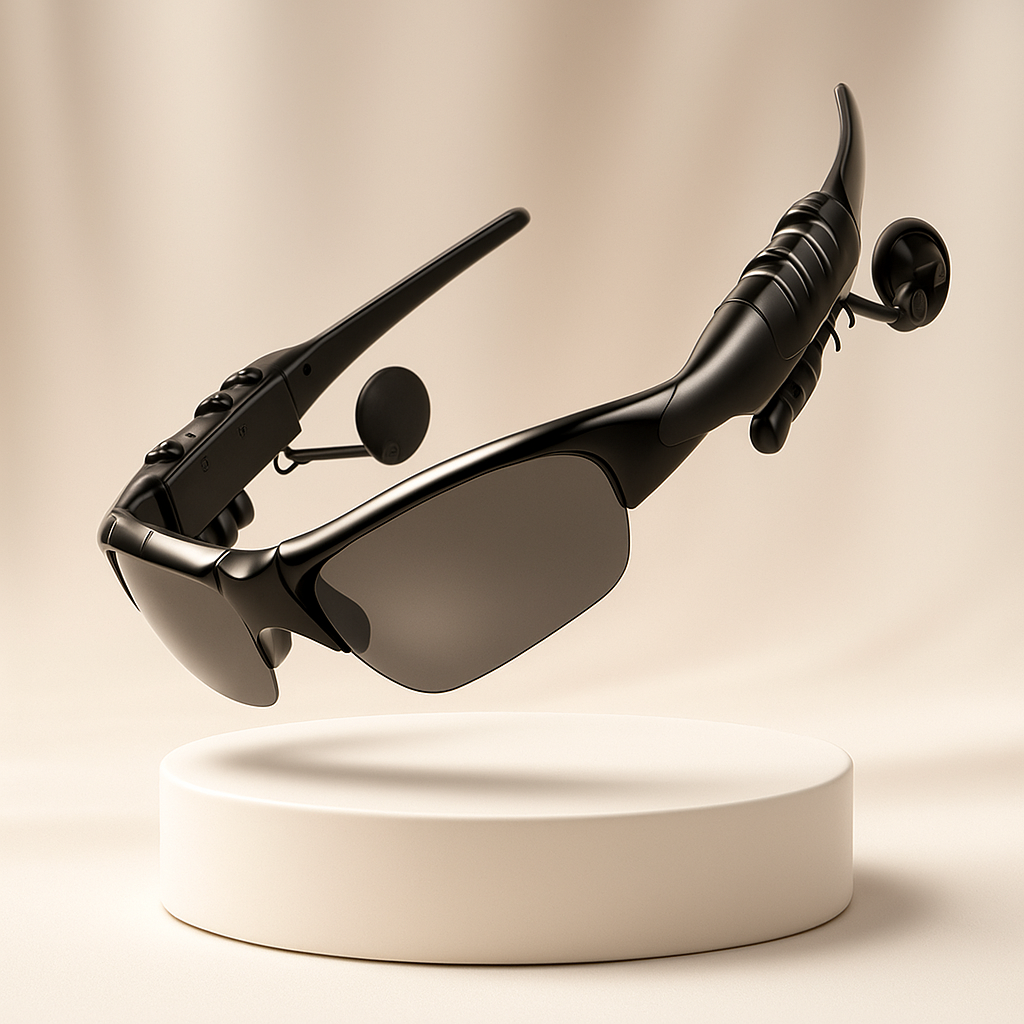 Óculos Polarizado Bluetooth | 2 Em 1 Com Som Estéreo