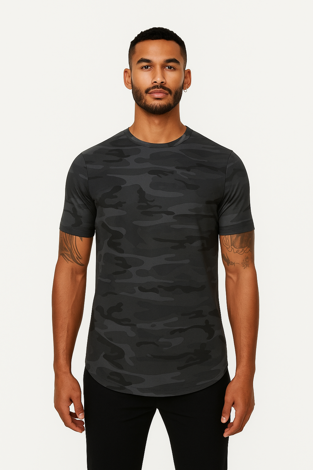 Camiseta Run-Fit Camuflada - Tecnologia Seca-Rápido