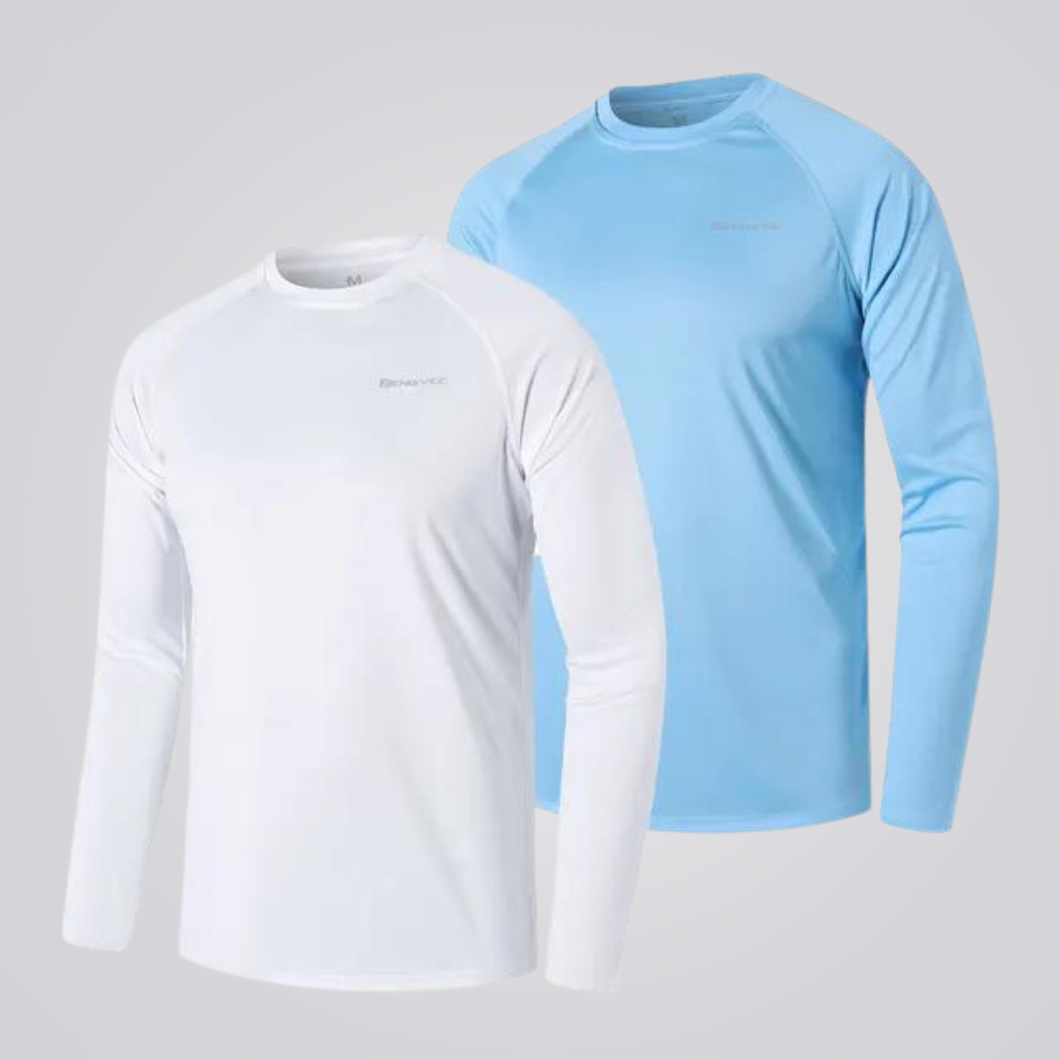 Kit 2 Camisetas Masculina Manga Longa UPF 50+