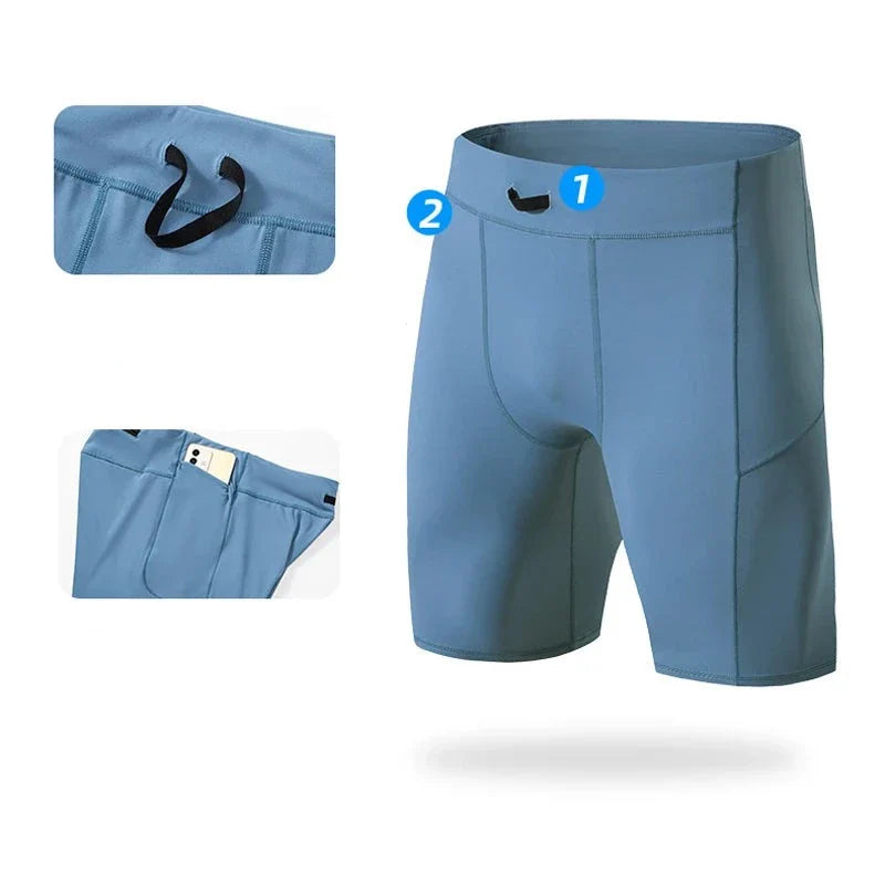 Short de Compressão Masculino para Corrida