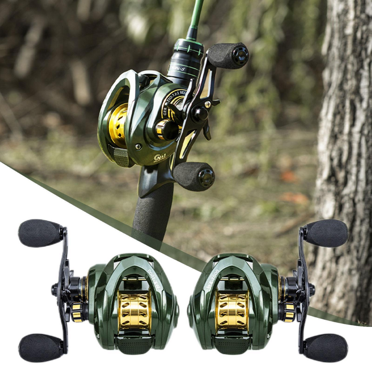 Carretilha de Pesca Titan Pro Anti Cabeleira
