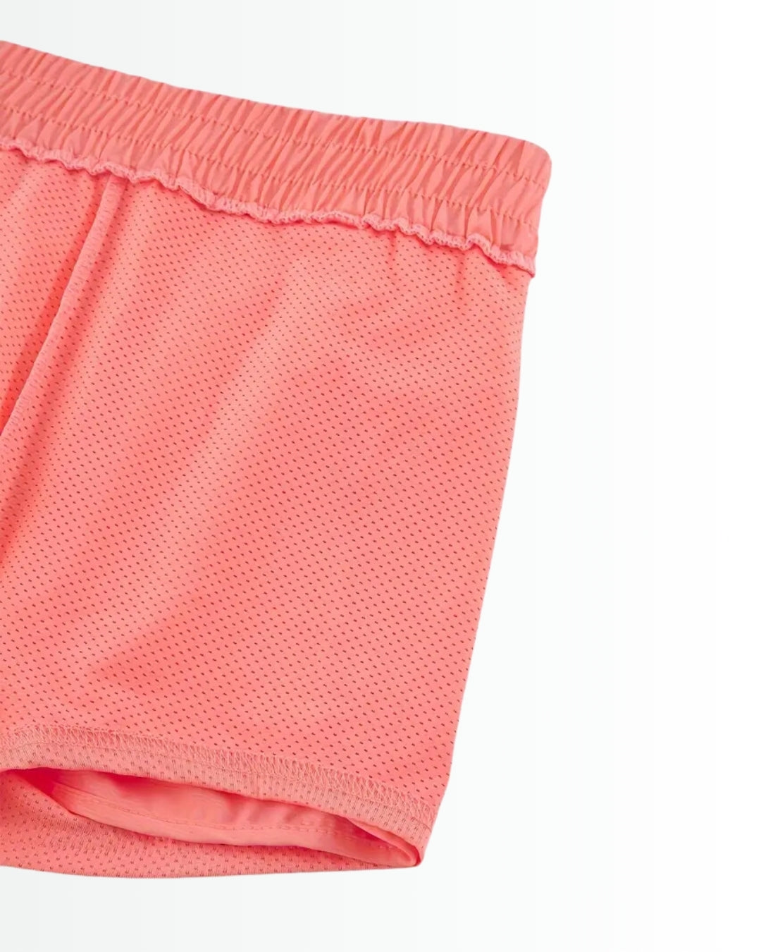 Short feminino de academia ActiveKnit - Dupla Face