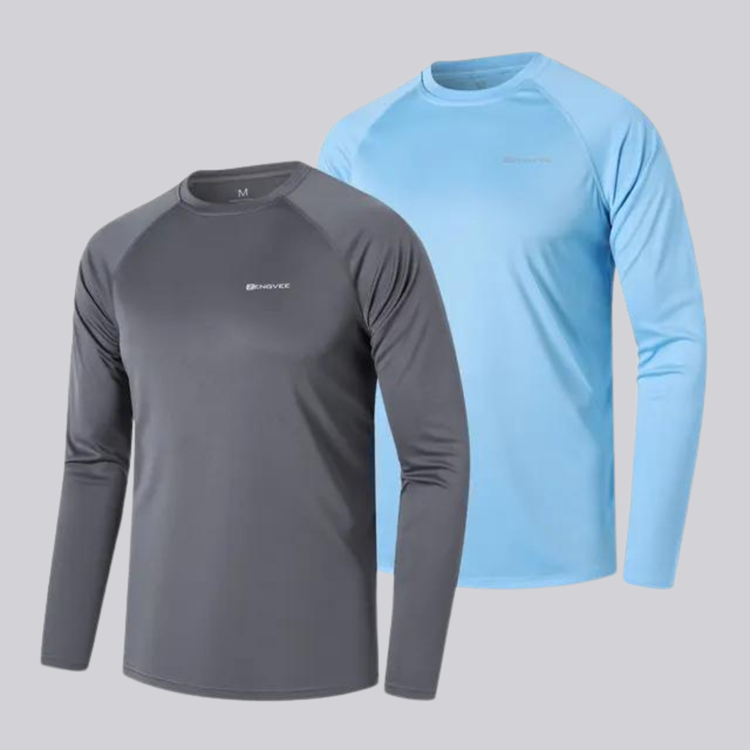 Kit 2 Camisetas Masculina Manga Longa UPF 50+ Dry Fit