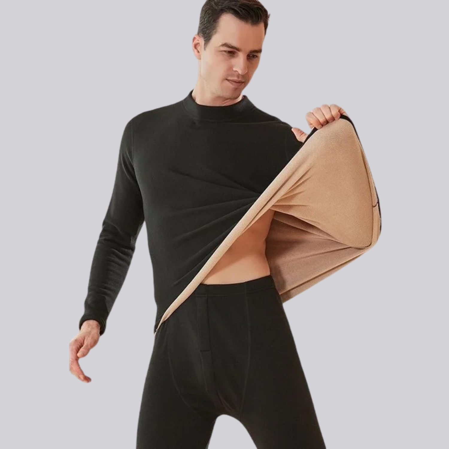 Conjunto Térmico Masculino Interno de Lã Yavo