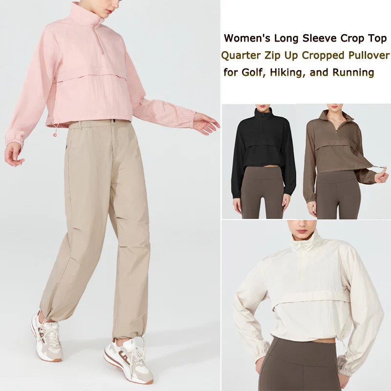 Jaqueta Corta-Vento Feminina com Proteção Solar