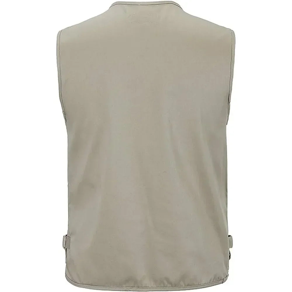 Colete de Pesca - Tático, Multi-bolsos, Leve e Casual